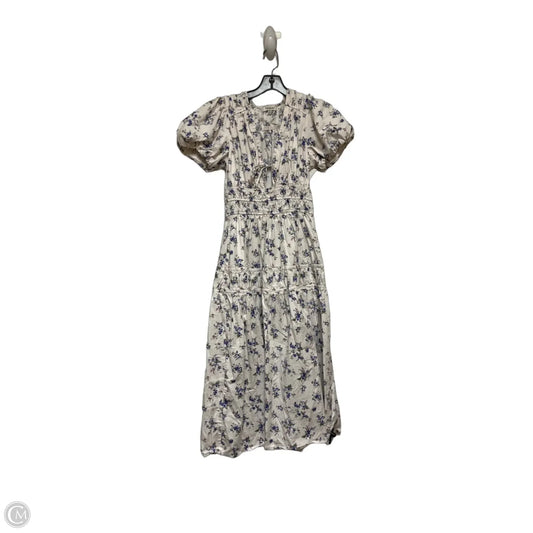 Dress Casual Midi By Francesca’s In Floral Print, Size: L