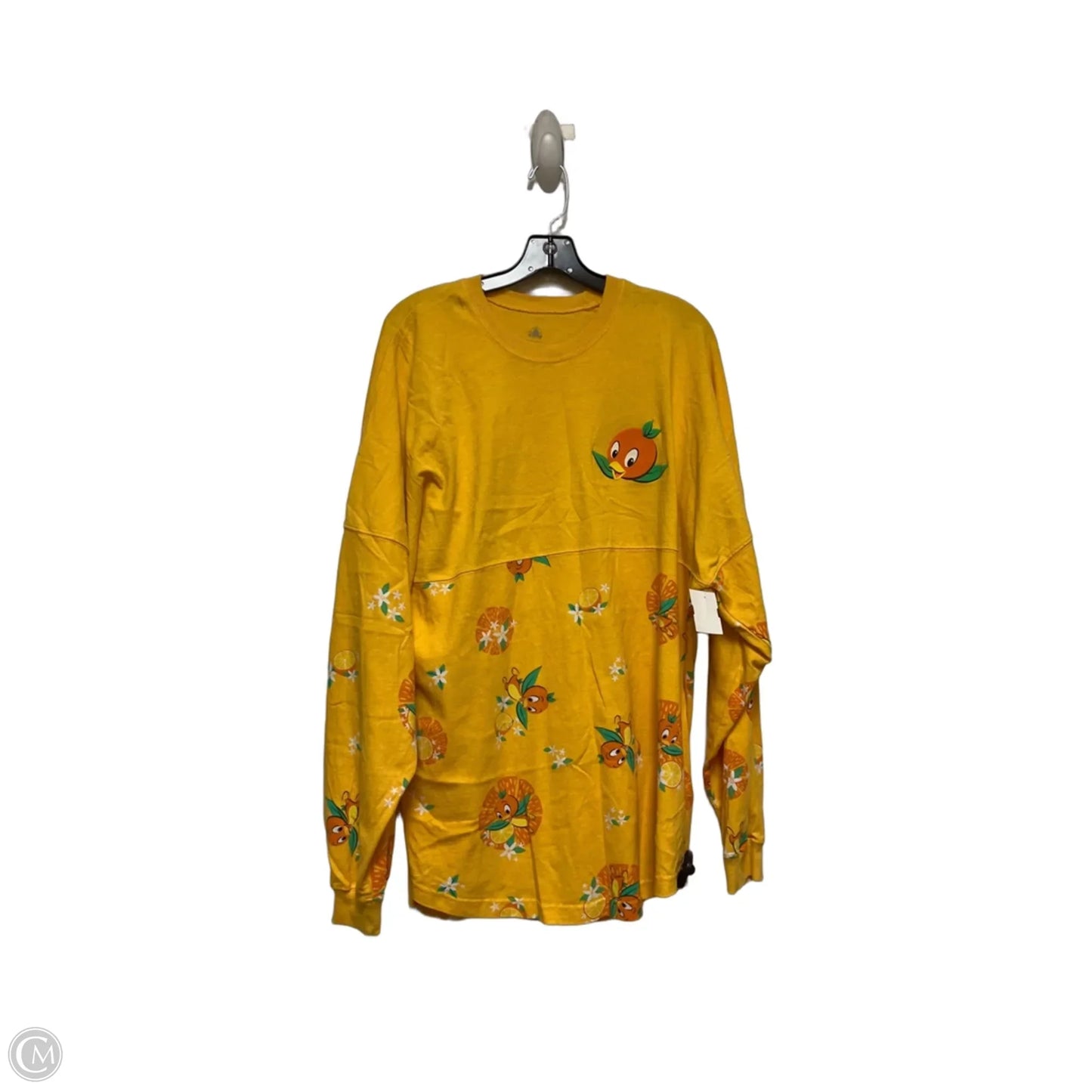 Top Long Sleeve By Disney Store In Orange & Yellow, Size: Xl
