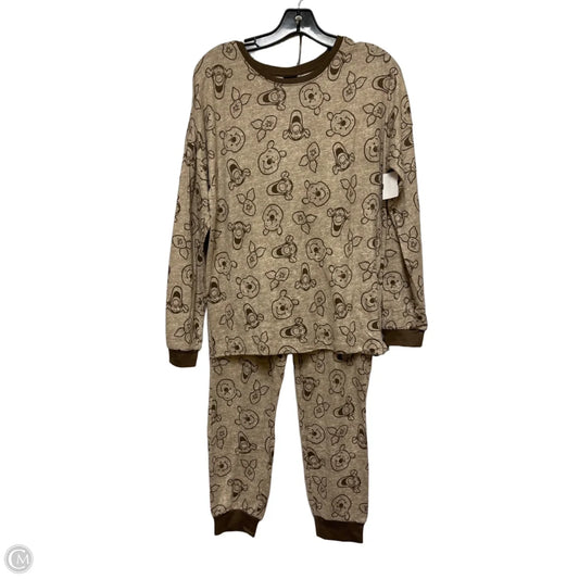 Pajamas 2pc By Disney In Brown, Size: S