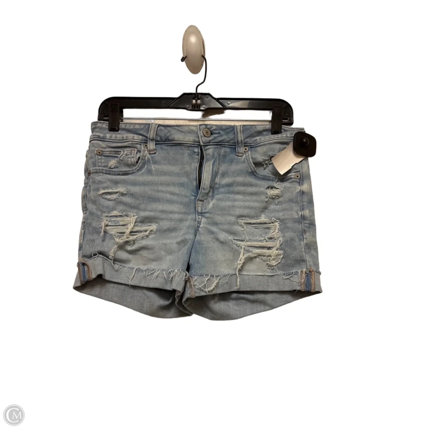 Shorts By American Eagle In Blue Denim, Size: 6