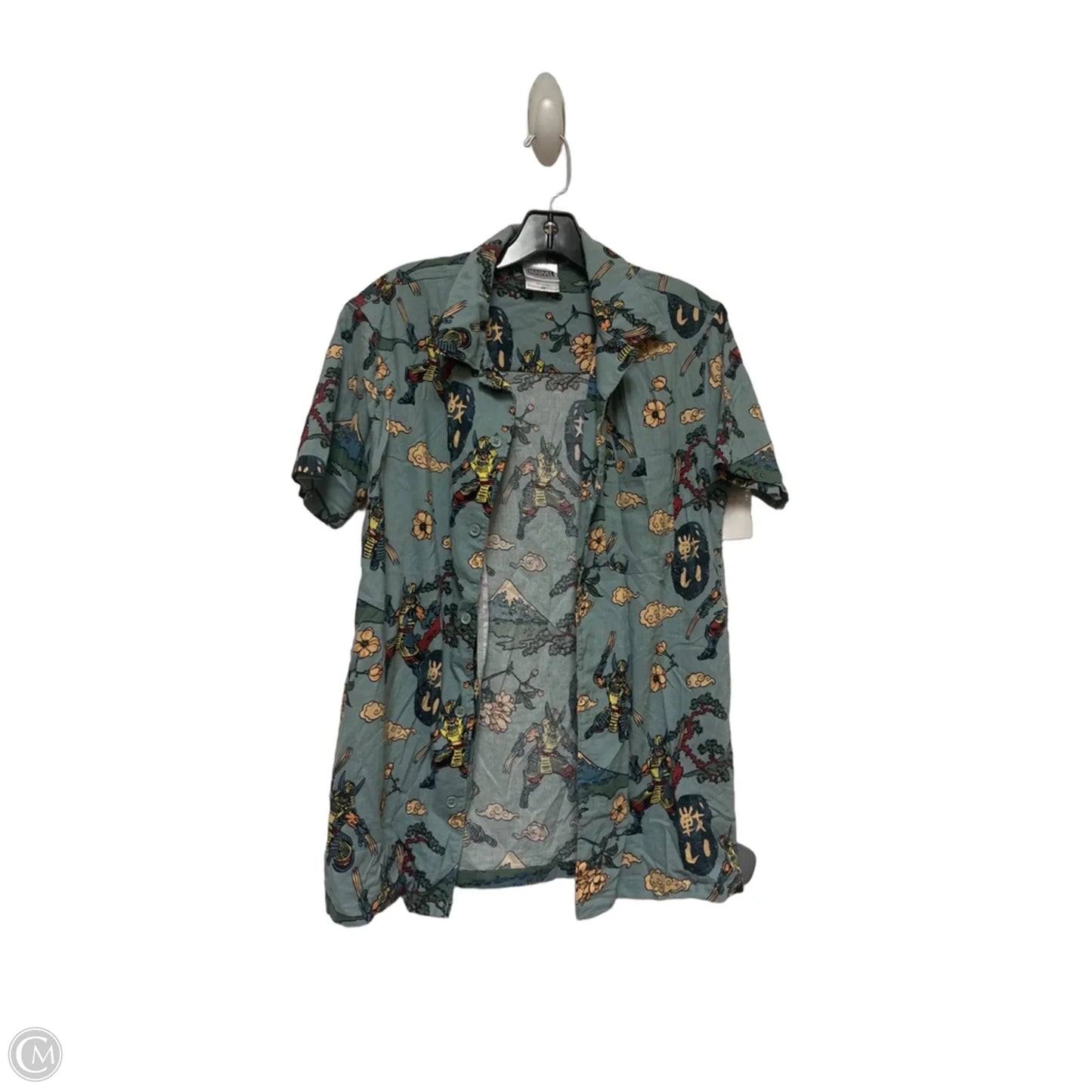 Top Short Sleeve By Disney In Teal, Size: Xs