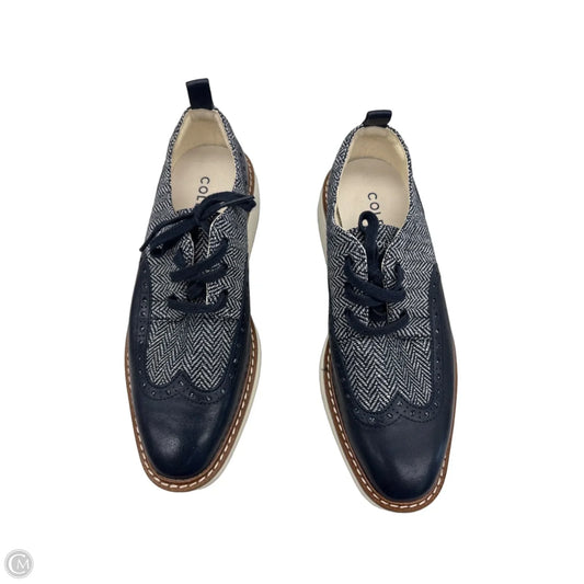 Shoes Flats By Cole-haan In Blue & White, Size: 6
