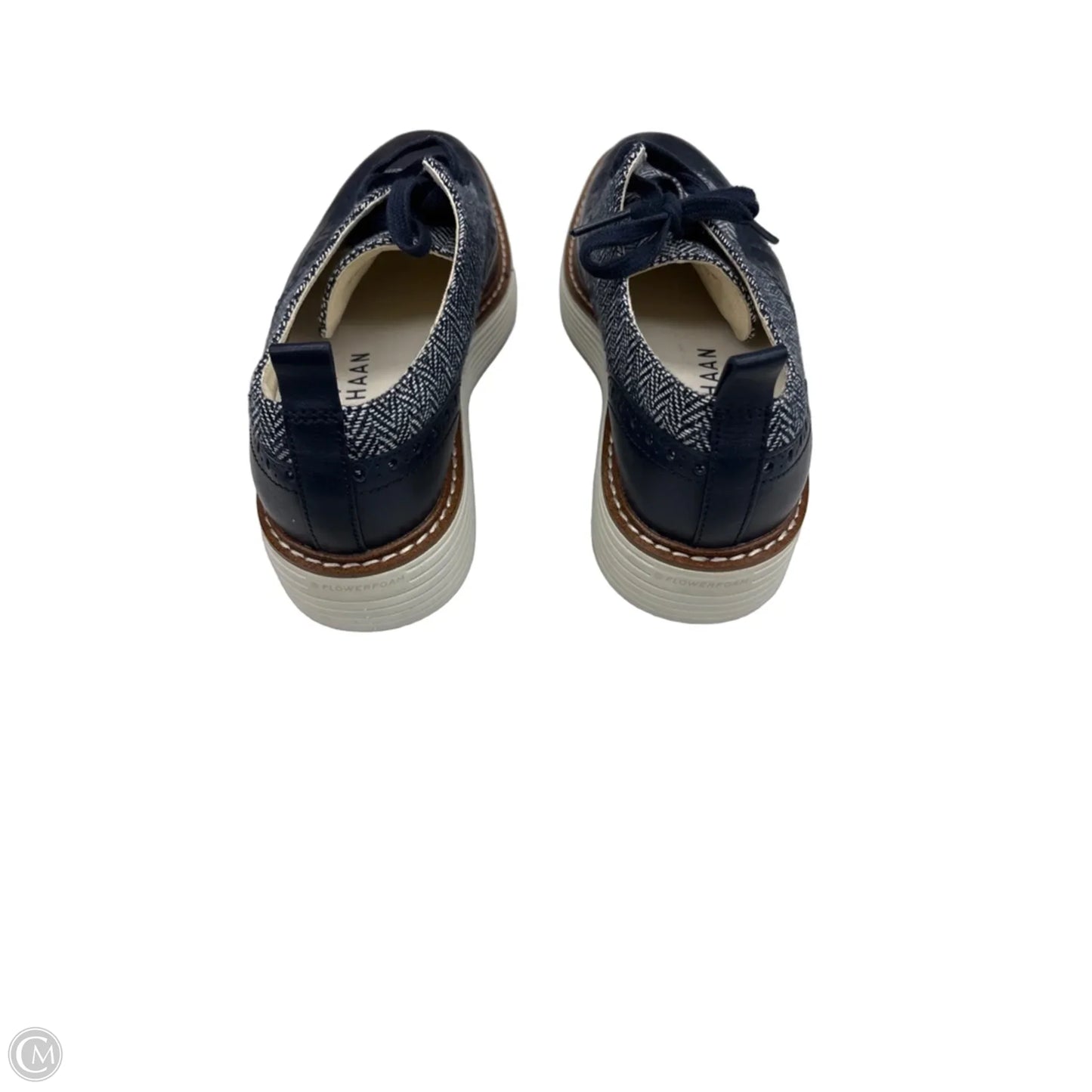Shoes Flats By Cole-haan In Blue & White, Size: 6