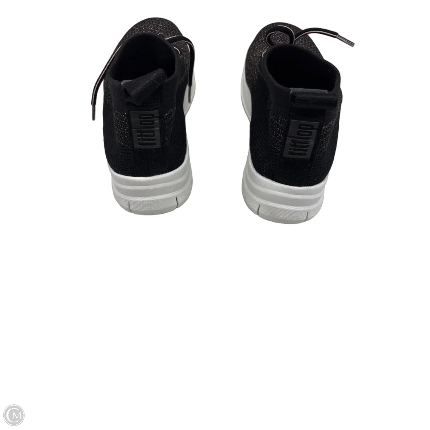 Shoes Athletic By Fitflop In Black & Pink, Size: 7