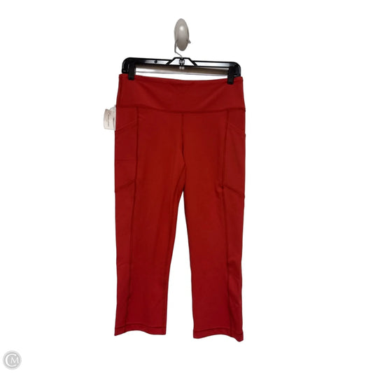 Athletic Leggings Capris By Banana Republic In Orange, Size: M