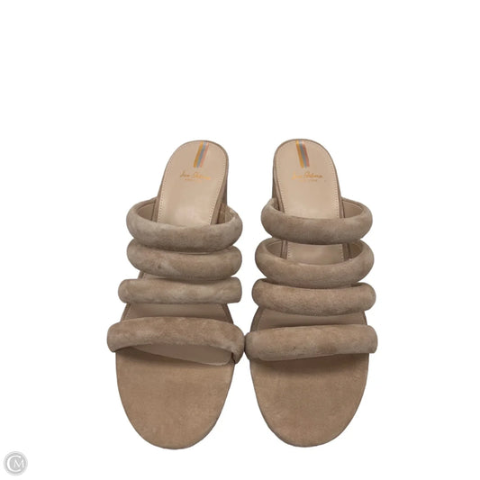 Sandals Heels Wedge By Sam Edelman In Tan, Size: 11