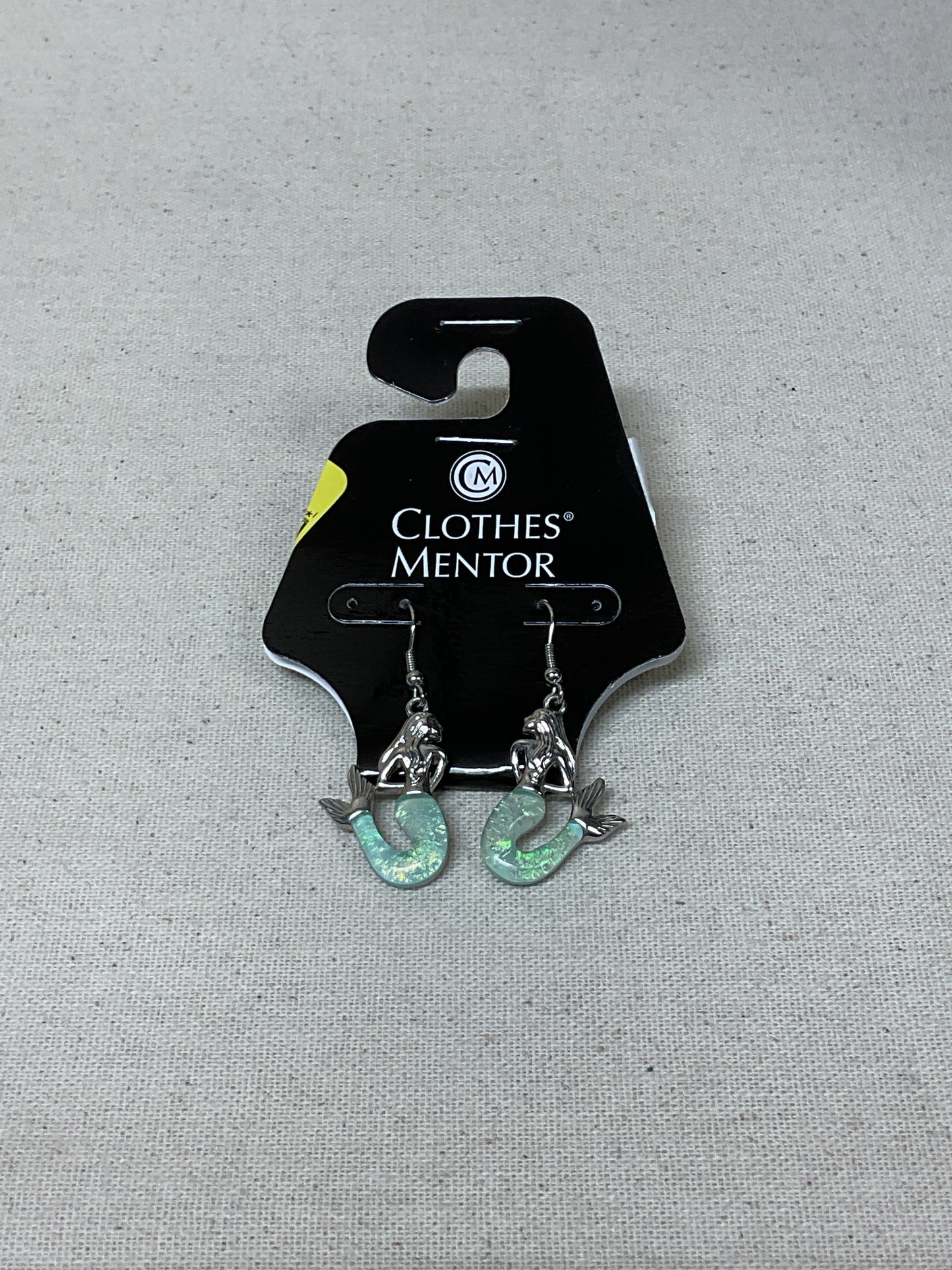 Earrings Dangle/Drop By Cmf In Blue & Silver