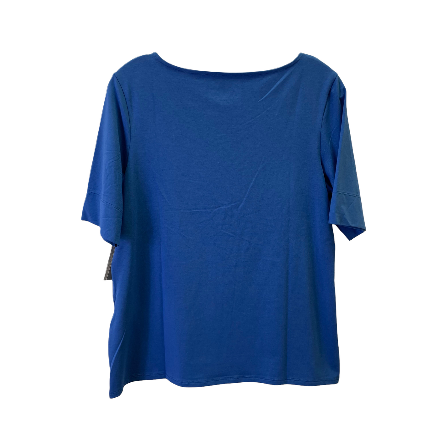 Blue Top Short Sleeve Basic By Chicos, Size: M