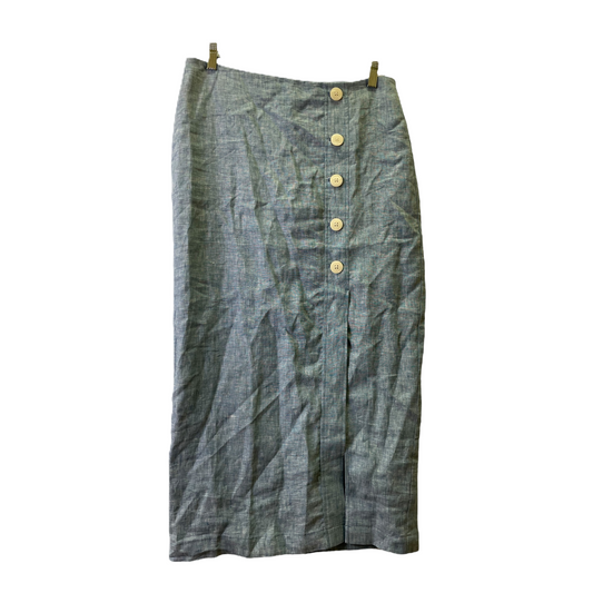 Blue Skirt Maxi By Loft, Size: 6
