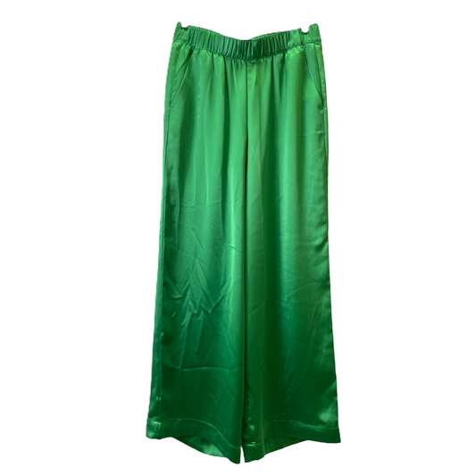 Green Pants Wide Leg By Loft, Size: S