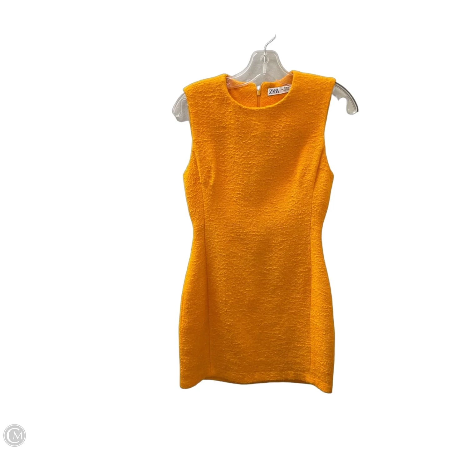 Dress Work By Zara In Orange, Size: S