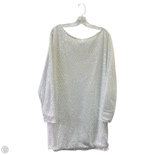 Dress Party Short By Chicme In Silver & White, Size: Xl