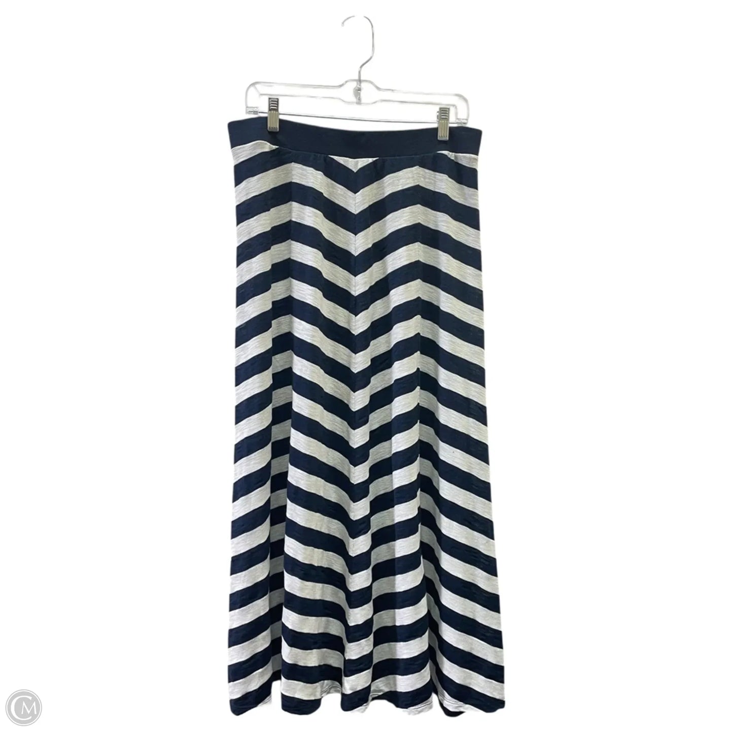 Skirt Maxi By Inc In Blue & White, Size: 12