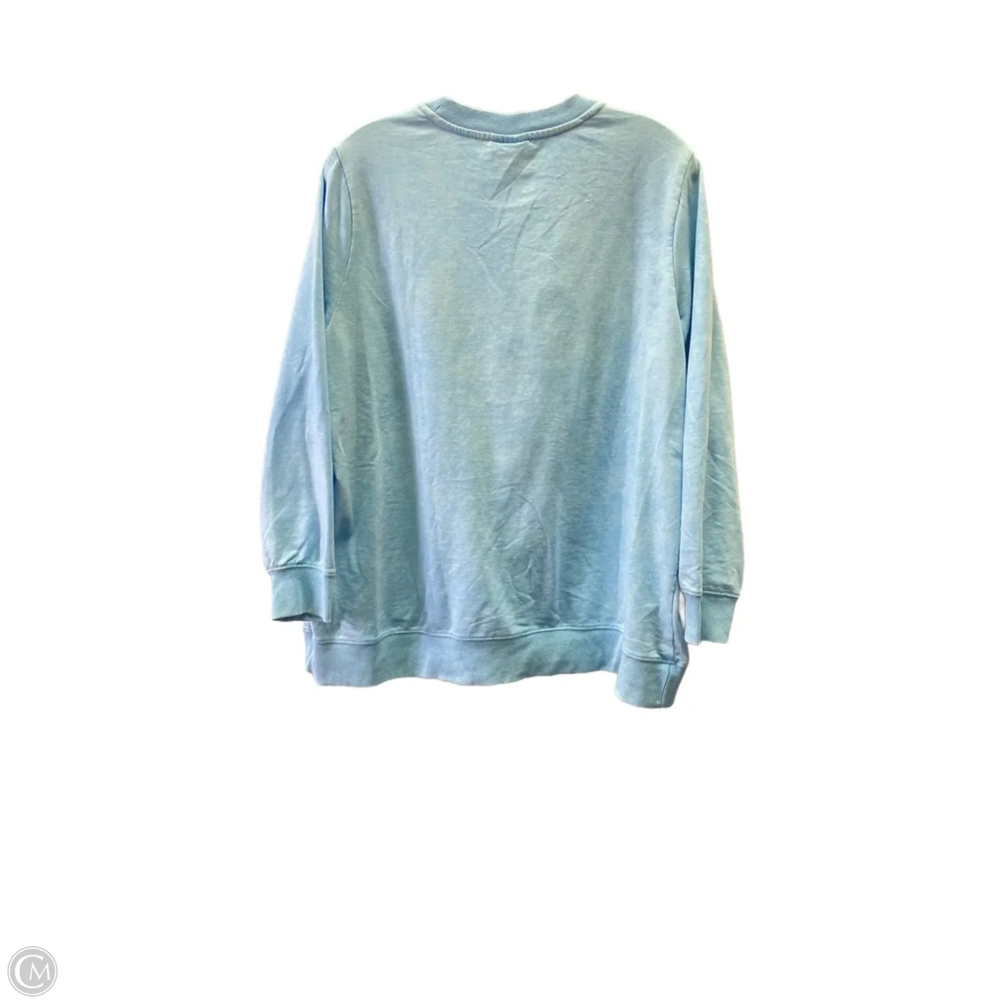 Top Long Sleeve By Disney In Blue, Size: 1x