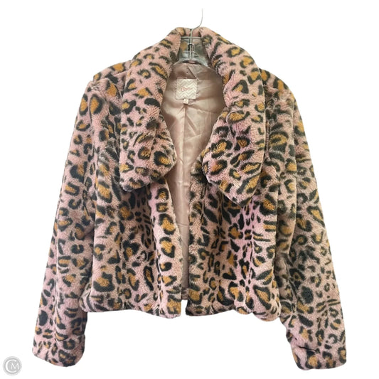 Blazer By Candies In Animal Print, Size: M