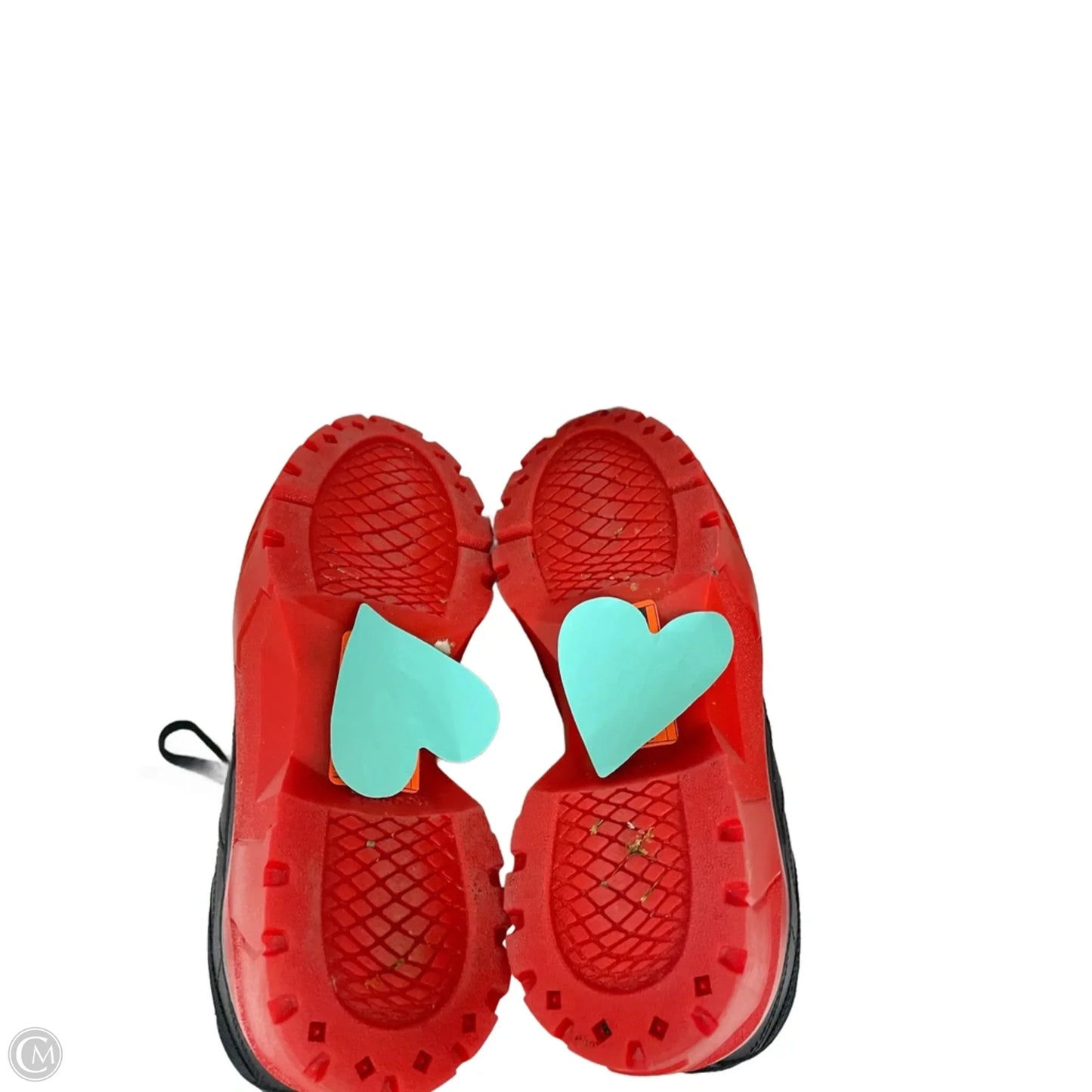 Shoes Athletic By Reebok In Black & Red, Size: 7.5