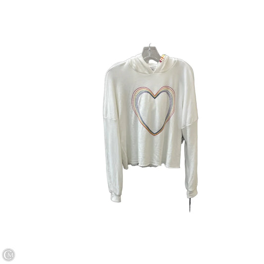 Athletic Top Long Sleeve Hoodie ByLauren Moshi In White, Size: Xs