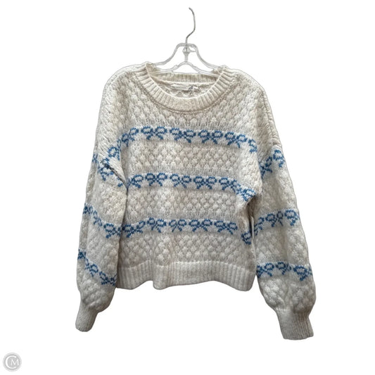 Sweater By Altard State In Blue & White, Size: S