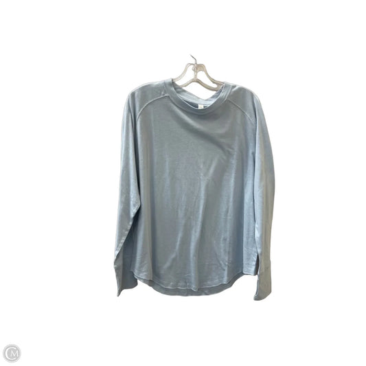 Athletic Top Long Sleeve Crewneck By Zella In Blue, Size: S