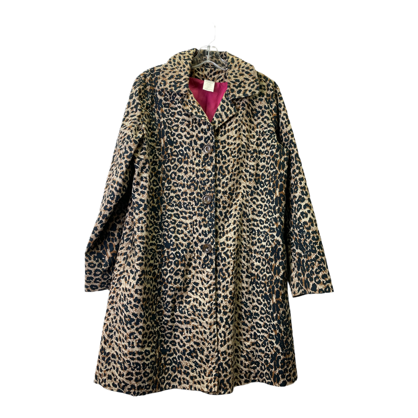 Animal Print Coat Other By Size: M