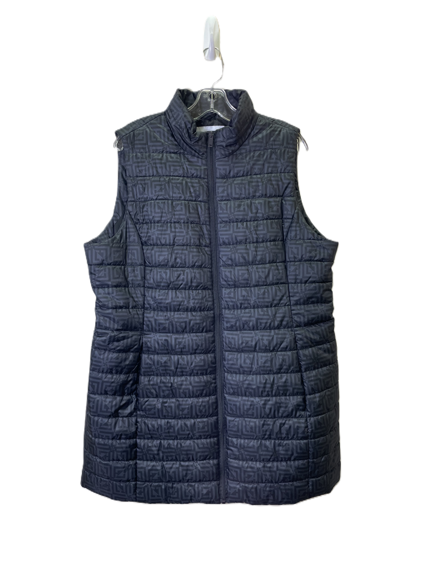 Vest Puffer & Quilted By Liz Claiborne In Black, Size: Xl