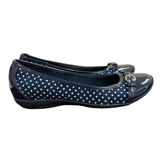 Navy Shoes Flats By Croft And Barrow, Size: 7