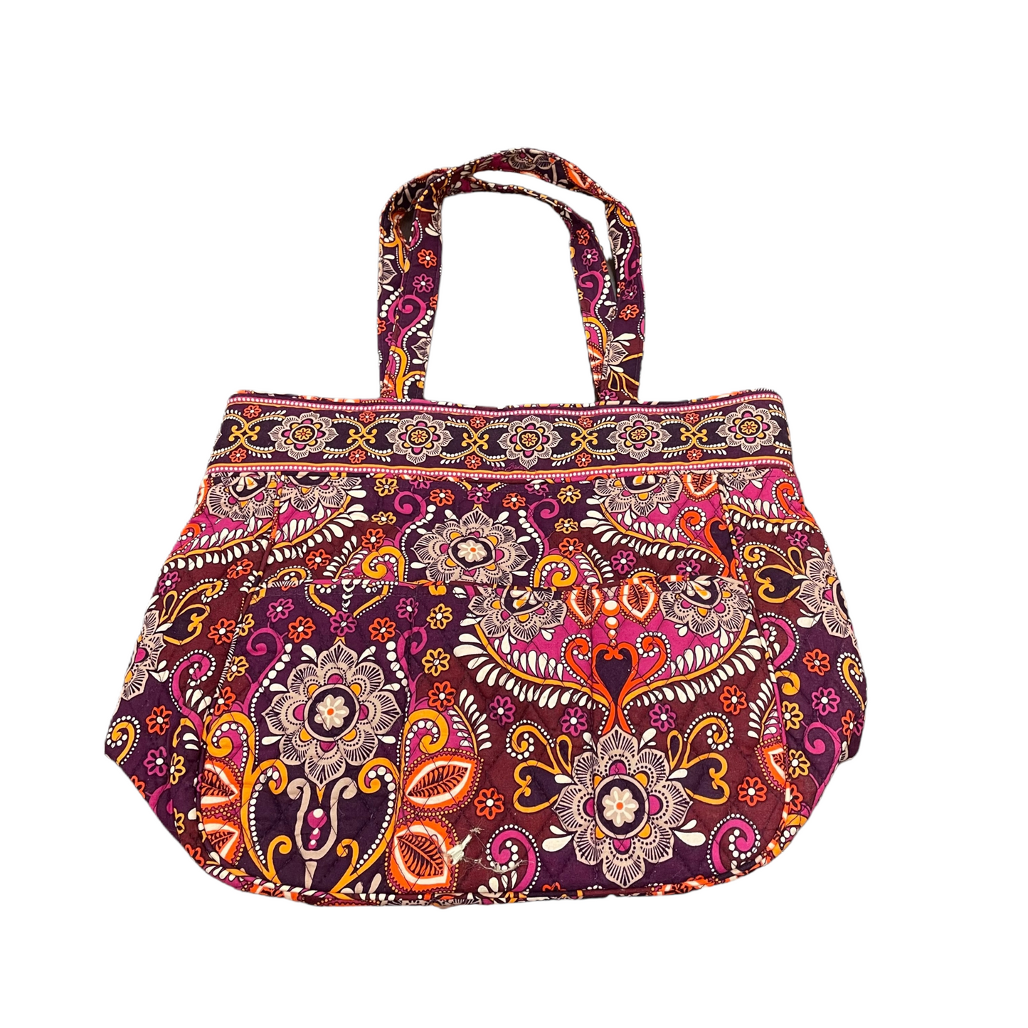 Handbag By Vera Bradley, Size: Large