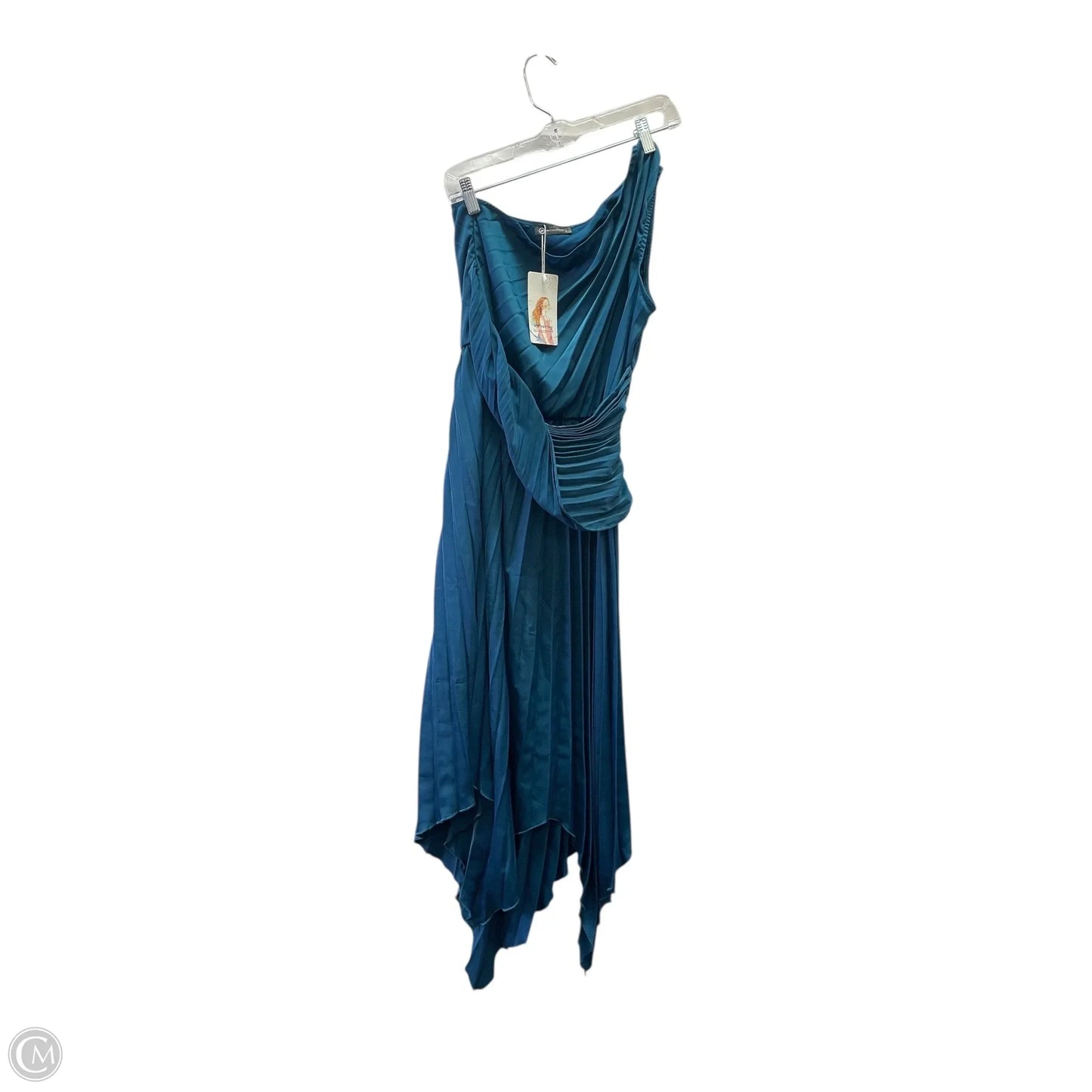 Dress Party Midi By Zara In Blue, Size: S