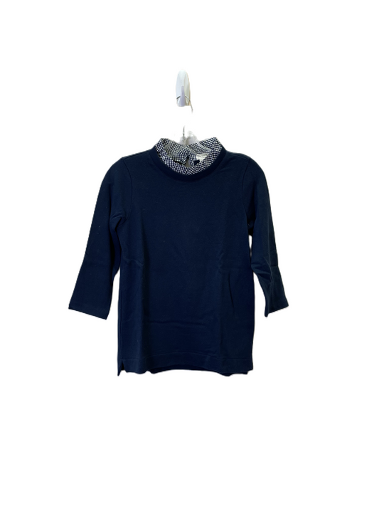 Top 3/4 Sleeve By J. Crew In Blue, Size: L