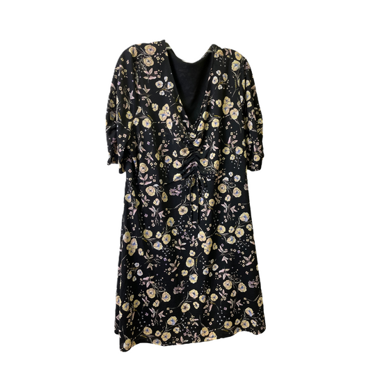 Black & Cream Dress Casual Short By Lc Lauren Conrad, Size: 1x