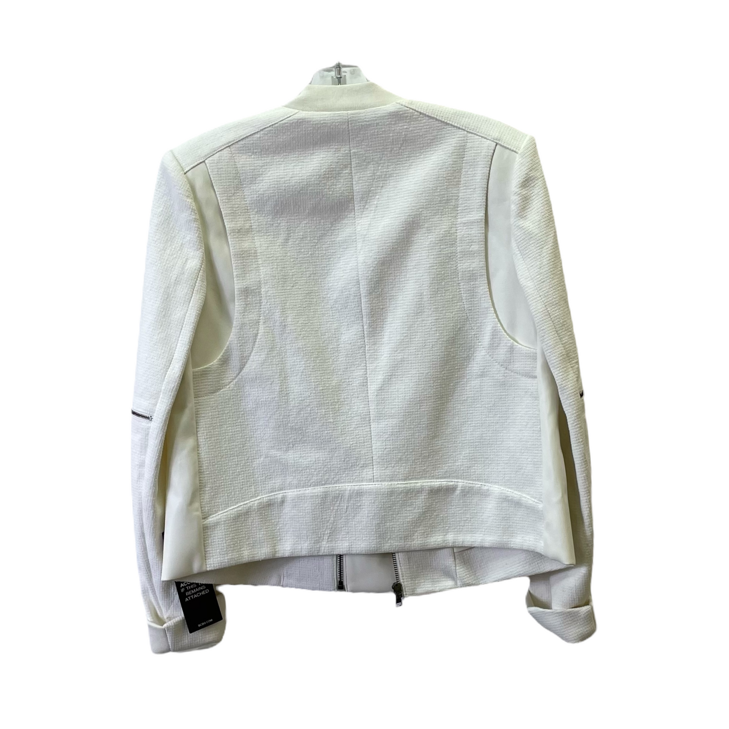 Ivory Jacket Moto By Bcbgmaxazria, Size: S
