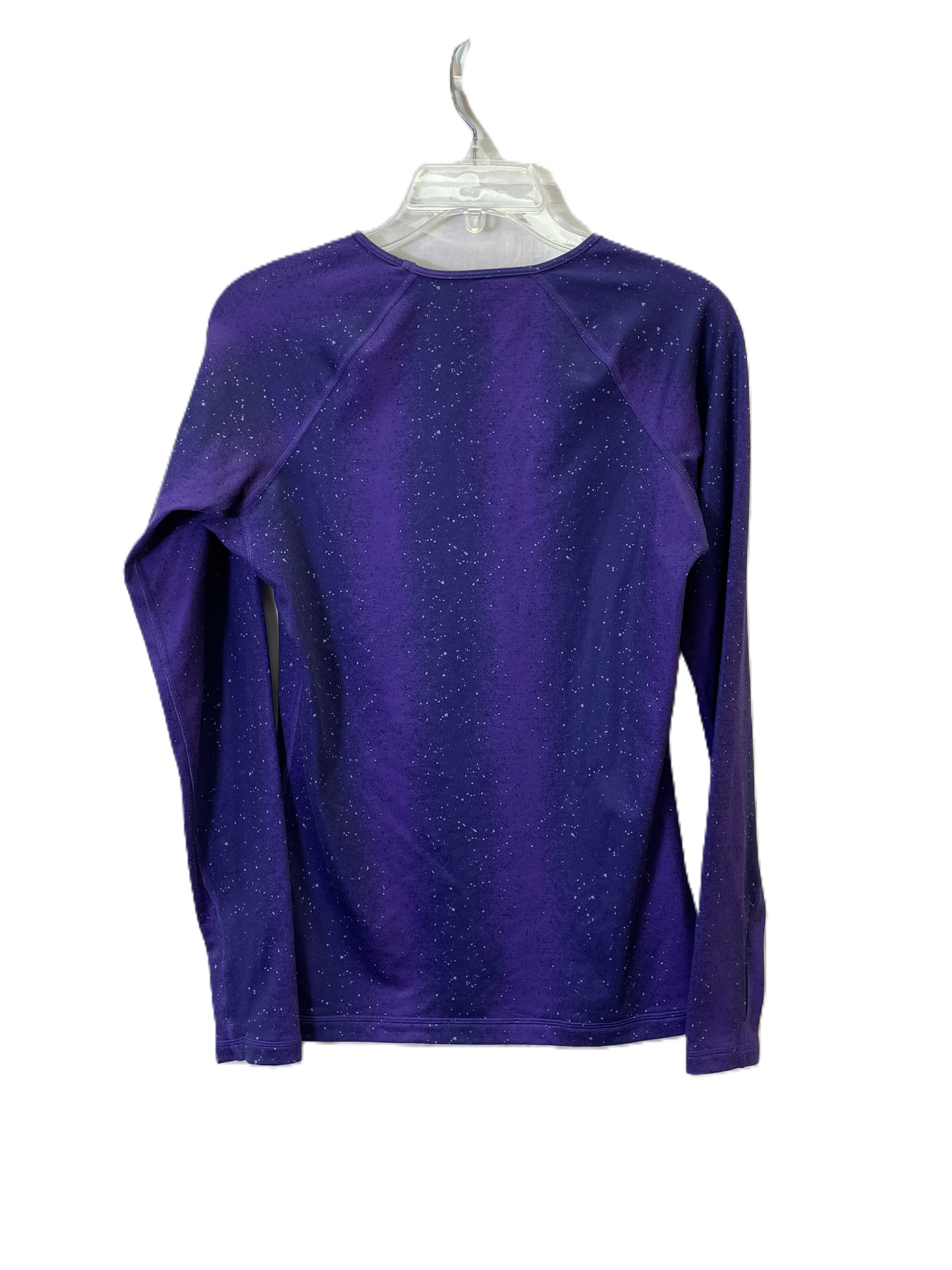 Athletic Top Long Sleeve Crewneck By Nike Apparel In Purple, Size: M