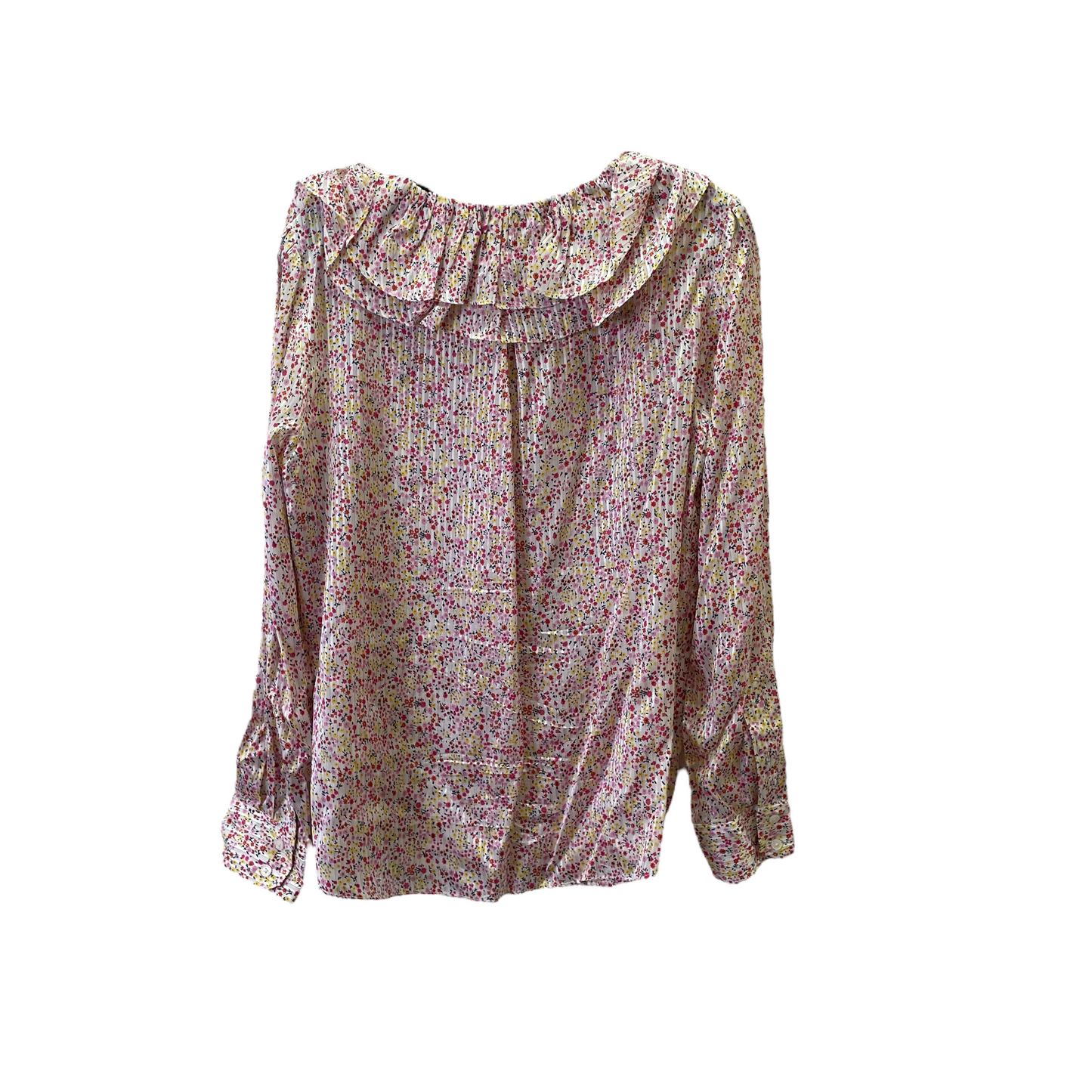 Pink Top Long Sleeve Basic By J. Crew, Size: M