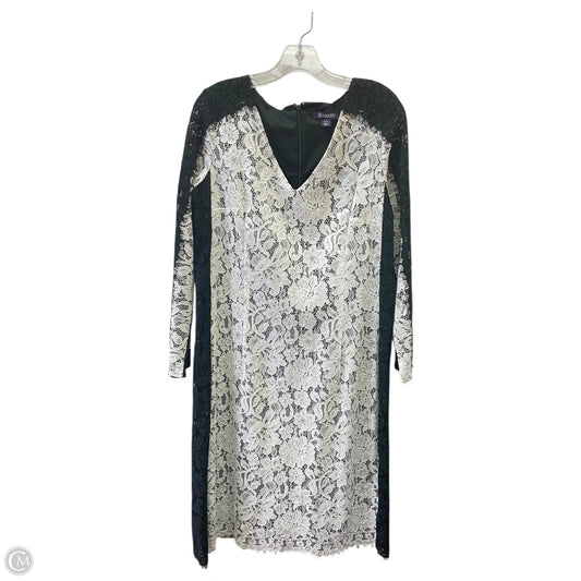 Dress Casual Midi By Romans In Black & White, Size: 14