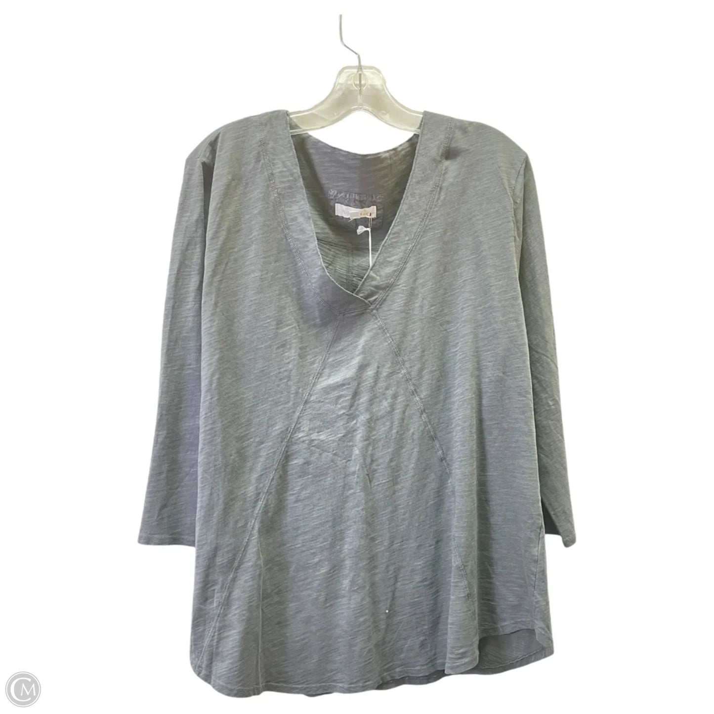 Top Sleeveless By Modadoc In Grey, Size: Xl
