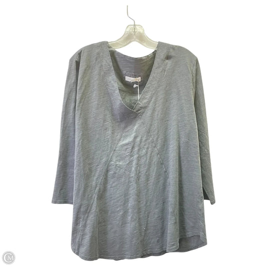 Top Sleeveless By Modadoc In Grey, Size: Xl
