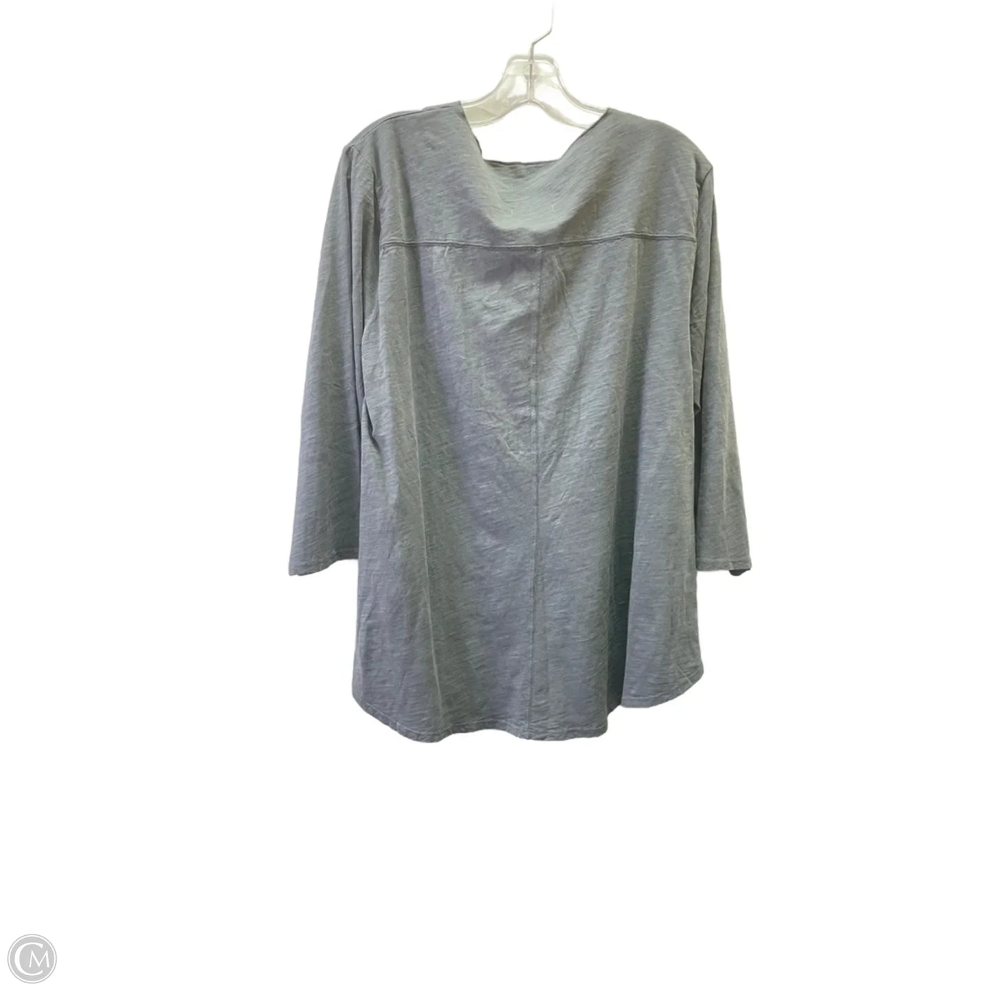 Top Sleeveless By Modadoc In Grey, Size: Xl