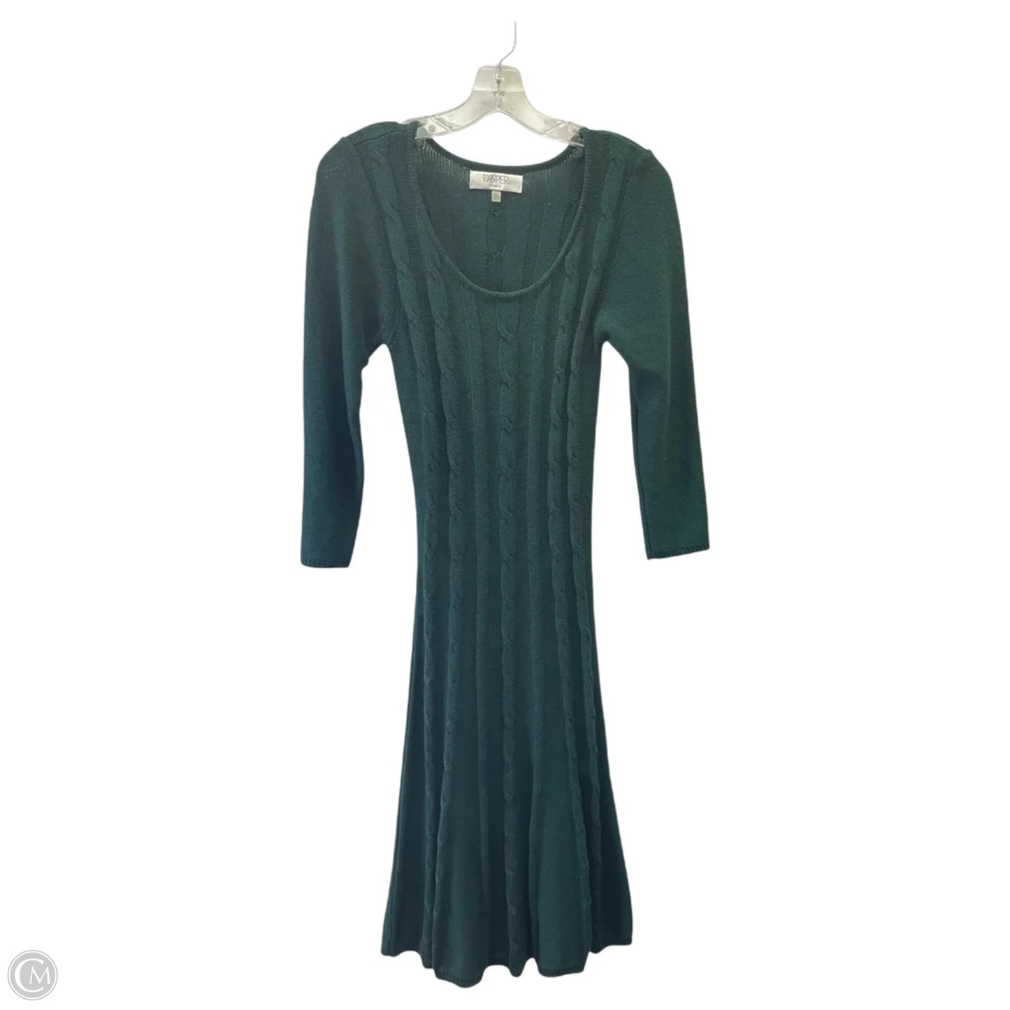 Dress Sweater By Kasper In Green, Size: S
