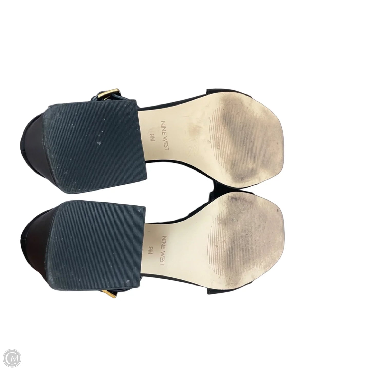 Shoes Heels Block By Nine West In Black, Size: 9