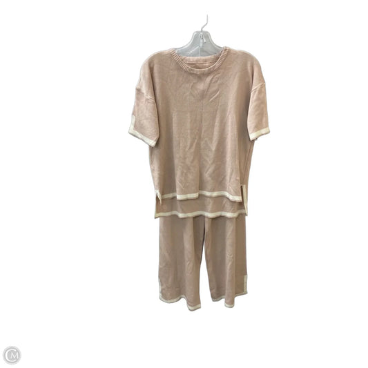 Pants Set 2pc By Shein In Taupe, Size: S