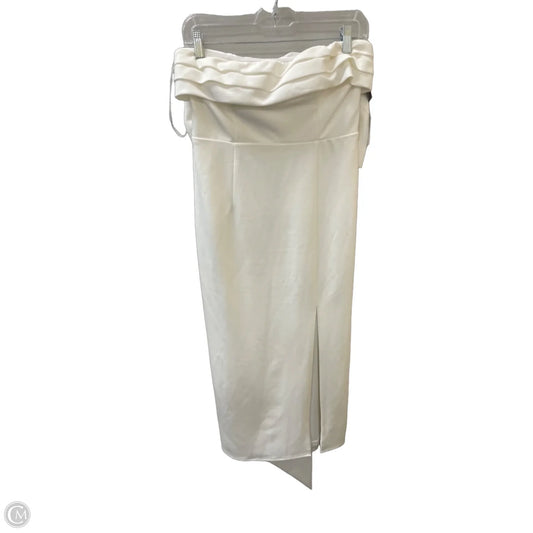 Dress Party Long By Lulus In White, Size: M