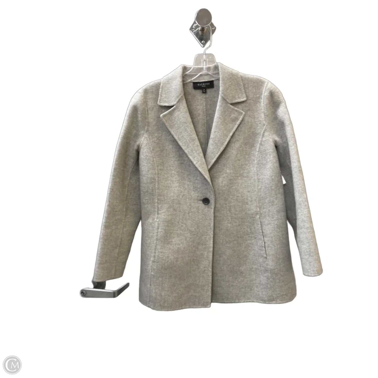 Blazer By Talbots In Grey, Size: 2