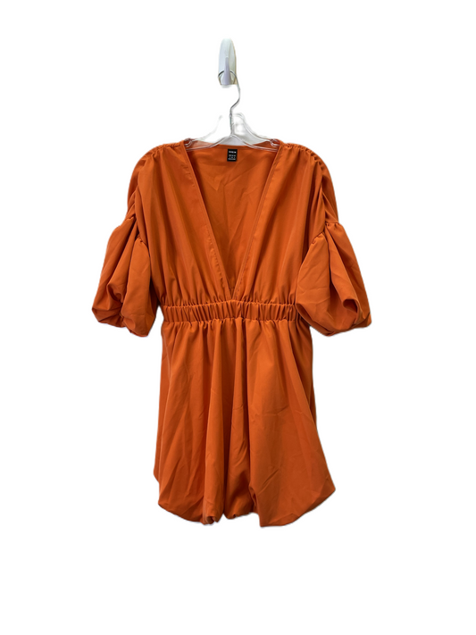 Top Short Sleeve By Shein In Orange, Size: S