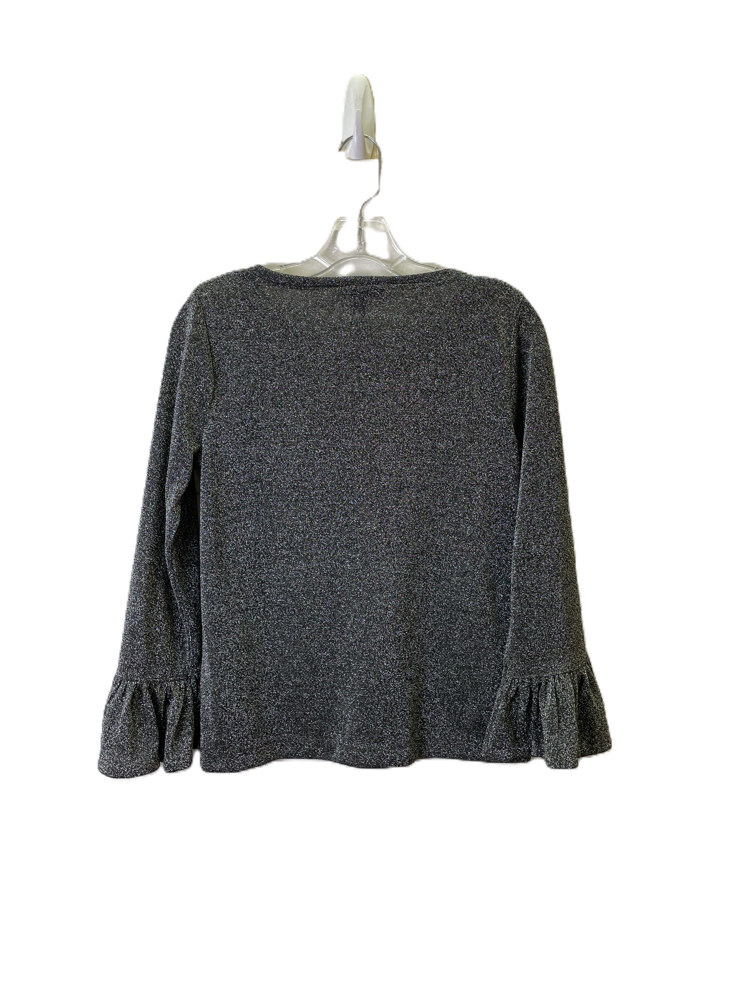 Top Long Sleeve Basic By J. Crew In Silver, Size: S