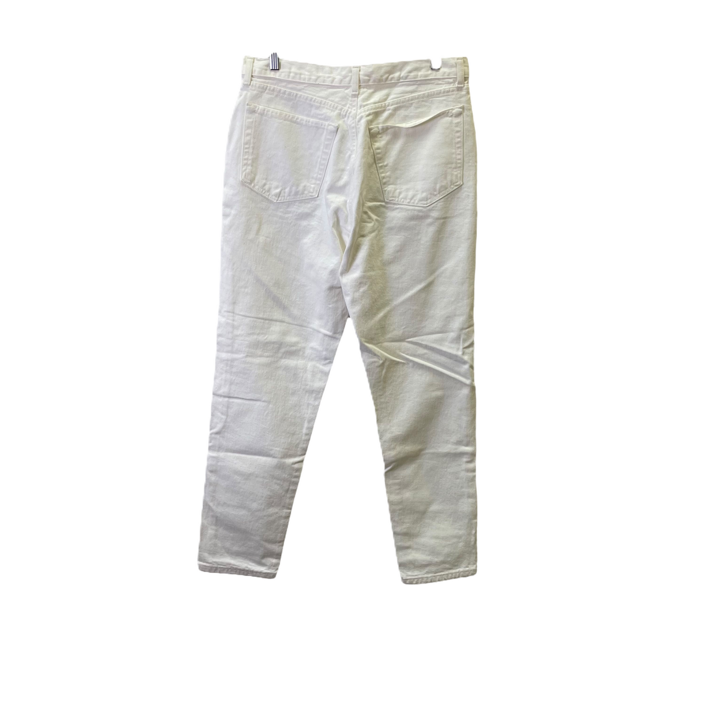 White Pants Cropped By Banana Republic, Size: 14
