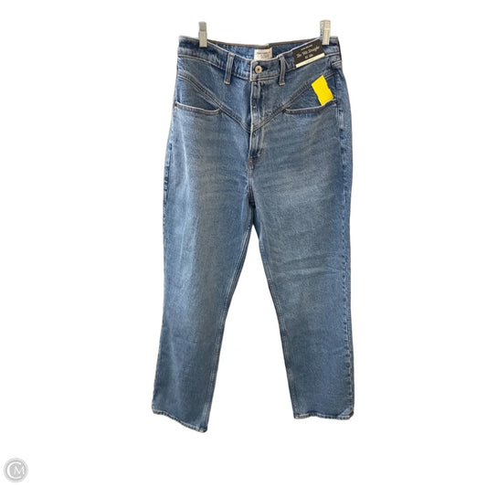 Jeans Straight By Abercrombie And Fitch In Blue, Size: 4