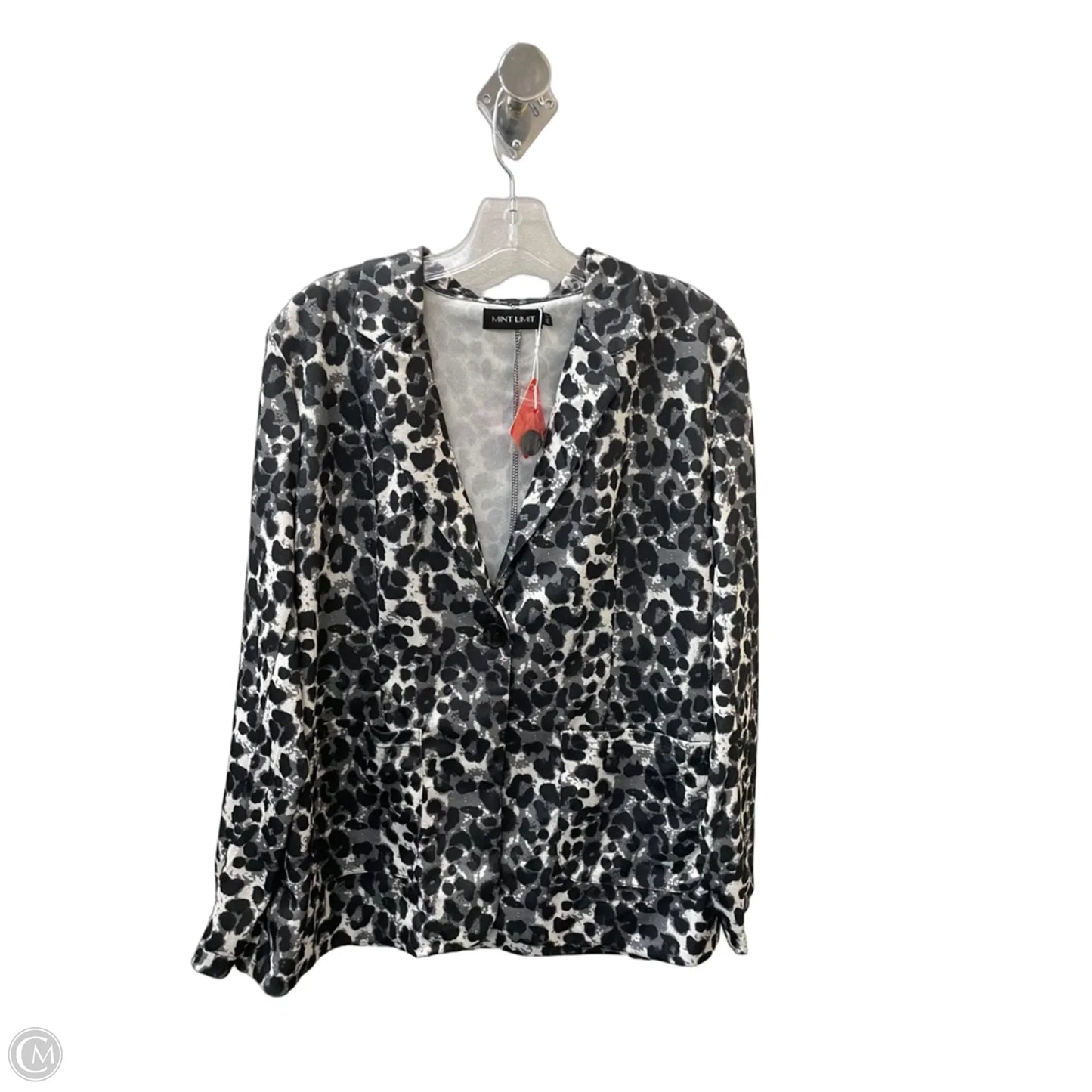 Blazer By Mint Limited In Animal Print, Size: Xl