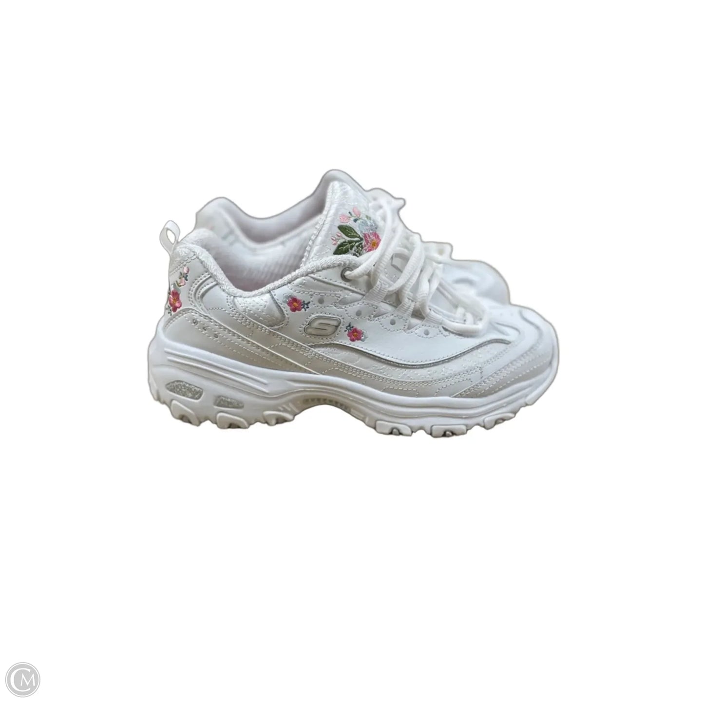 Shoes Sneakers By Skechers In Floral Print, Size: 7.5