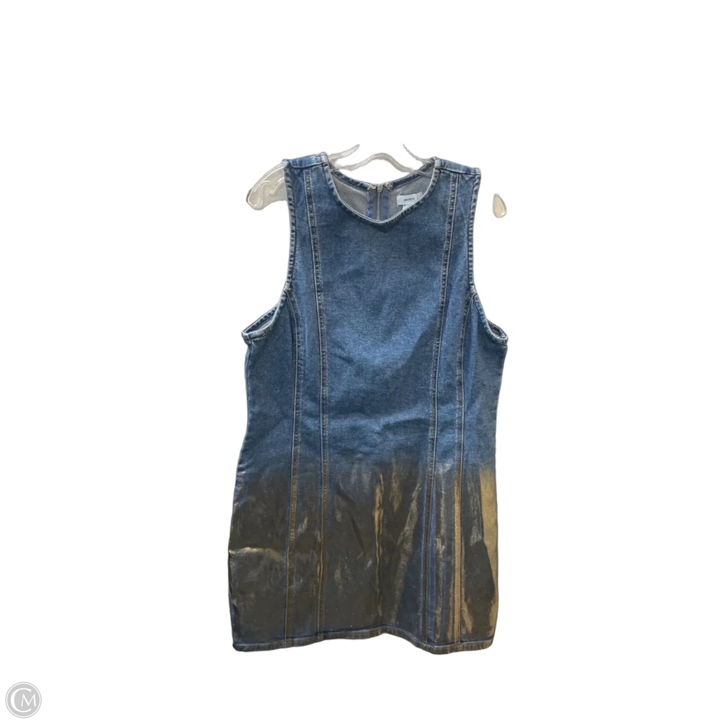 Dress Casual Short By Forever 21 In Blue Denim, Size: Xl