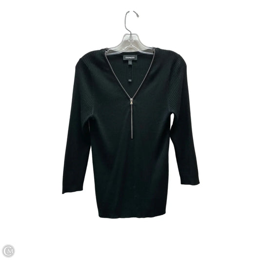 Top Long Sleeve By Express In Black, Size: L